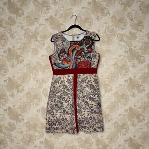 Mismash Smash Sleeveless Knee Length A line Dress M